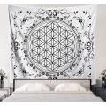 Modern Washable Rectangle woven wall blanket custom tapestry