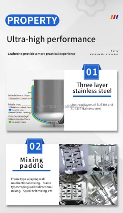 Automatic Vacuum Homogenizing Emulsifier for Cake and Chemical Processing Equipment