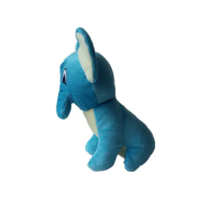 Cute 25cm Plush PP Cotton Cartoon Blue Elephant