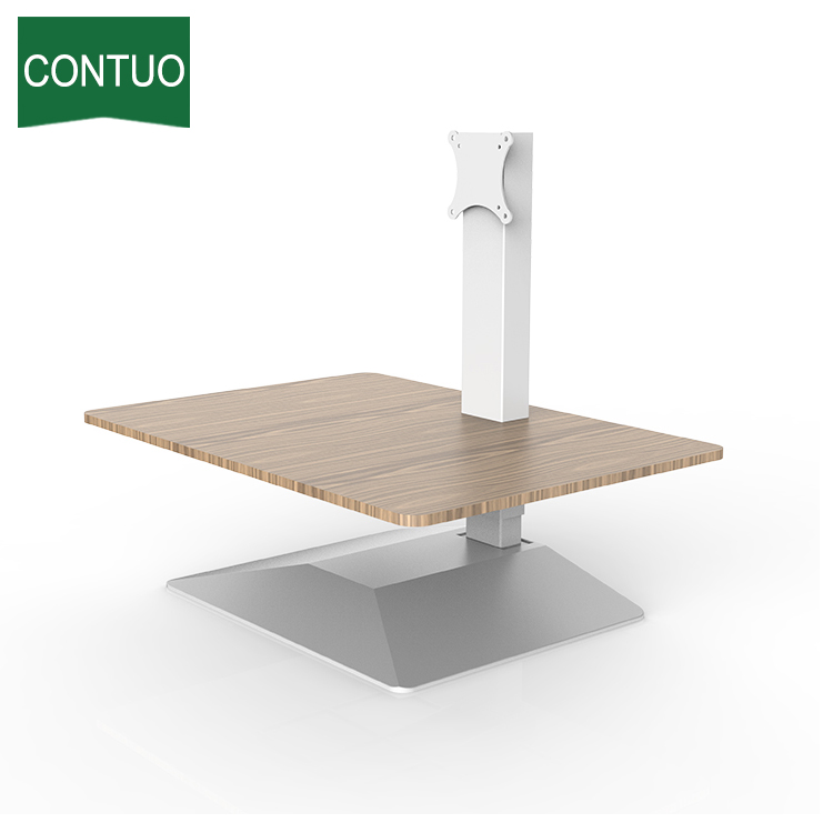 Ergonómico ajustable Lap Sit Stand Desk Riser Converter