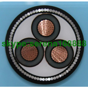 11KV LSZH Three Core Steel Wire Armoured Medium Voltage Cable toBS6622