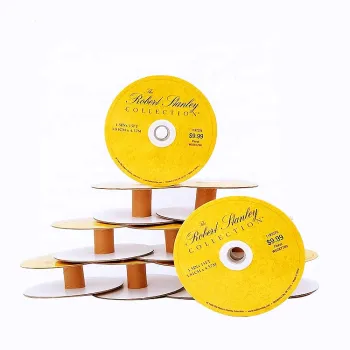 Rolling Kraft Paper Spool Bobbin For Colored Ribbon