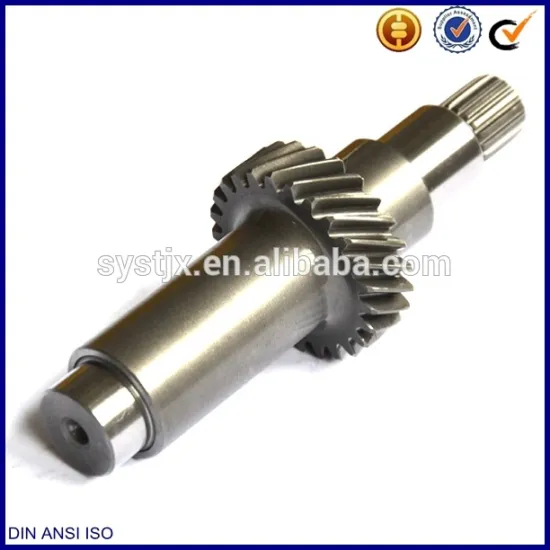 China manufacturing high quality spur gear shaft