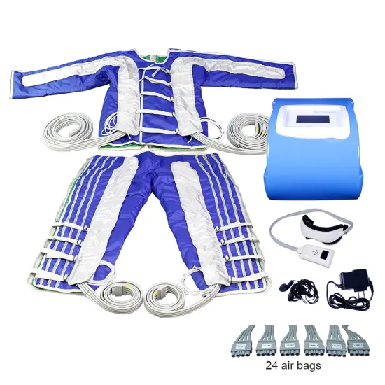 Portable Air Bag Massage Boots with Infrared Heat for Physical Therapy
