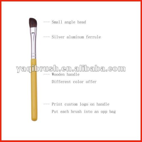 Eye shadow brush soft natural hair angle head