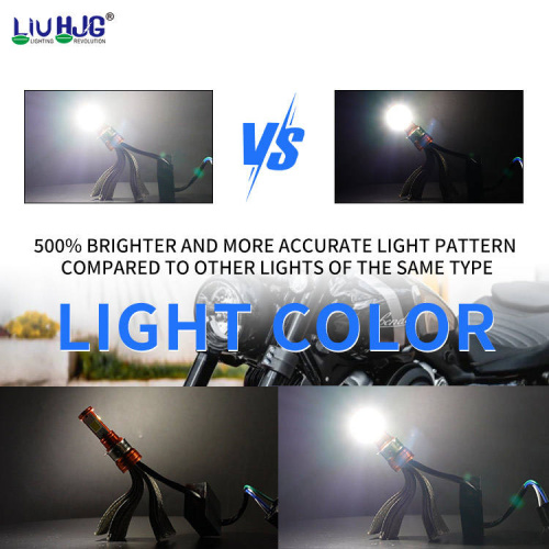 Motorcycle Headlight Bulb P15d Ba20d 3570 2smd Universal Car Led Fog Lamp Led Front Light Bulb