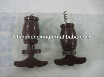 wood handle corkscrew wine opener