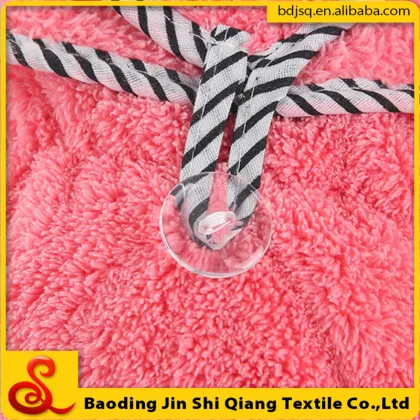 The new beautiful color coral fleece dry hair cap bath cap