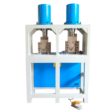 Customized Hydraulic Stainless Steel Flatten Cut Pipe Hole Punching Machine