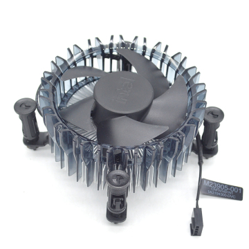 CPU -Lüfter der 12. Generation - Schwarzes Aluminium -Kühlkörper für LGA1700 (12100, 12400F, 2400F)