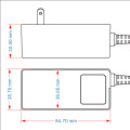 Adaptador de tomada de parede 12v 2a para microsoft