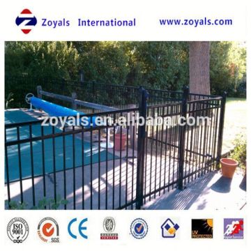 aluminum slat ornamental fence manufacturer with ISO 9001