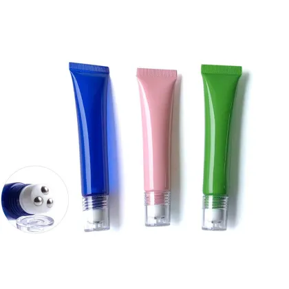 Stainless Steel Metal Balls Eye Cream Roller Tube
