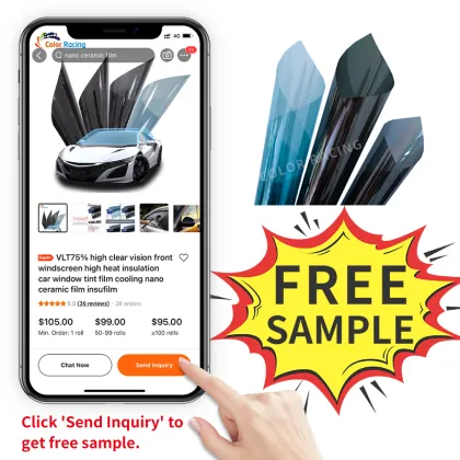 99% UV Proof 75% VLT Solar Automotive Sunshade Tint Film