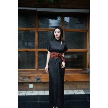 Платье с поясом Shisanchai Silk Road Xiangyunsha