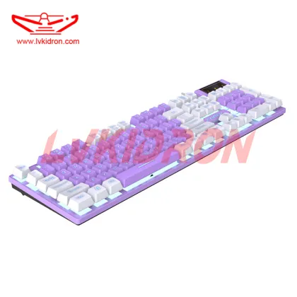 LVKI-Q8 Game Double Spell Wired Keyboard: Desktop Computer Accessory for Enhanced Gaming Experience