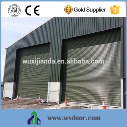 JAD Brand Industry windproof galvanized steel panel roller shutter doors metal roll up door