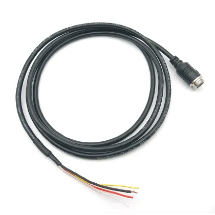 GX12 Male Car Rearview Monitoring Systems Aviation Cable