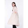 Suit-style Collar Woolen Trench Coat