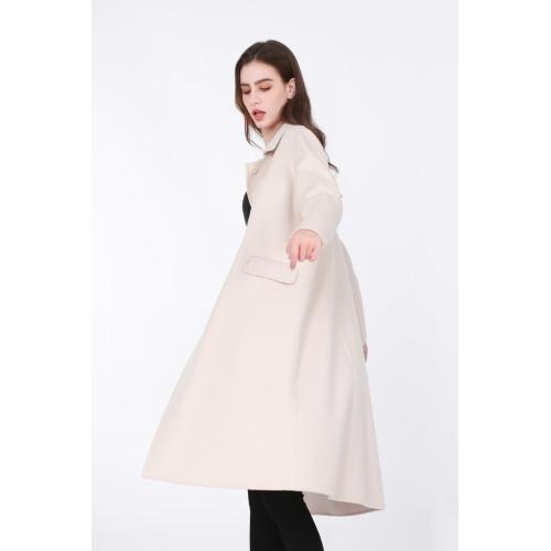 Elegant Women's Trench Coat Suit-style Collar Woolen Trench Coat Factory