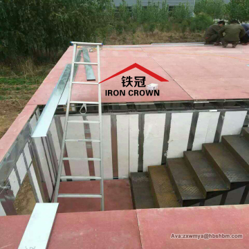 Fiberglass Ενισχυμένη πυροπροστασία 18mm MgO Πλαίσιο