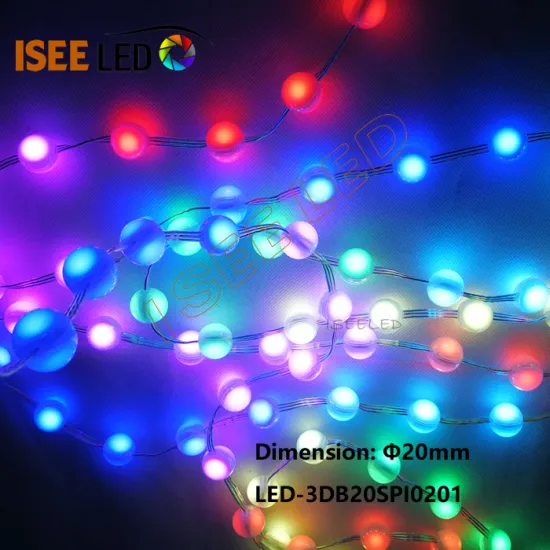 20mm diameter Individual Controllable LED Ball String Light