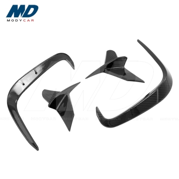 Carbon Fiber Rear Bumper Canards for 2020-2022 BMW 8 Series G14 G15 G16
