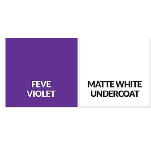 Matte white undercoat /FEVE Violet building Aluminium Sheet