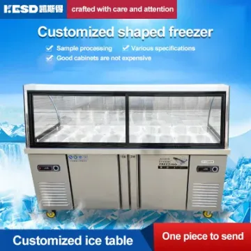 20 Pans Ice Cream Scooping Freezer/Ice Cream Dipping Cabinet/Display Gelato Freezer Showcase