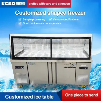 20 Pans Ice Cream Scooping Freezer/Ice Cream Dipping Cabinet/Display Gelato Freezer Showcase