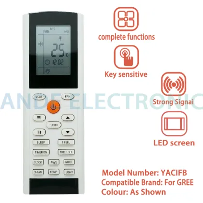 Remote Control for GREE YACIFB/YAC1FB/YACIFB6/YACIFBI Air Conditioners
