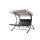 Steel textilene swing chair with canopy