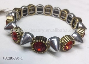 stretch metal awl and rhinestones bracelet,elastic awl bracelet,diamond bracelet,bracelet bangle,hot new product for 2015