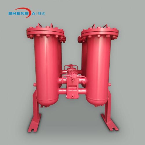 Hydac Equivalent Welded Duplex Inline Oil Filter Assembly, High Quality Hydac Equivalent Welded
