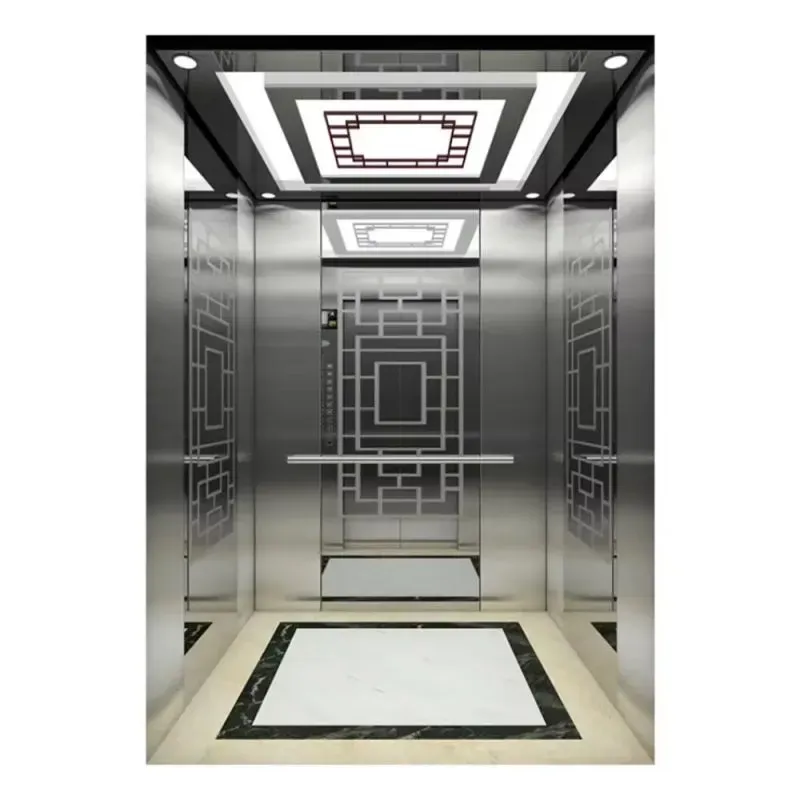 Mirror Stainless Steel Residential Hotel Passenger Elevator