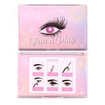 Wholesale Natural Single Colored False Eyelashes: Color Trilogy V-shaped Lash Clusters & Lower Lashes Grafting