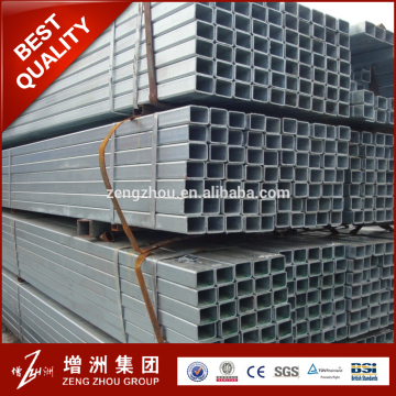 2016 Tangshan factory GI Hollow Section Steel Tube/Pipe/Square hollow section/ rectangular hollow section