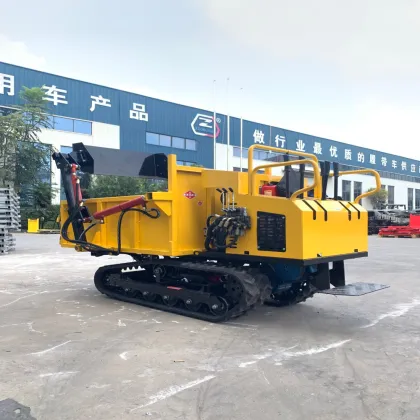 1.5T Yellow Tracked Vehicle for Smooth Orchard Mobility