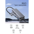 6 In1 Type-C USB Hub UHD met RJ45