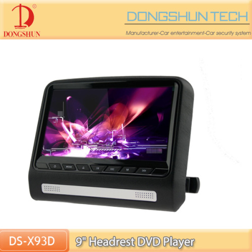 9 inch car head rest dvd with HD input