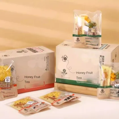 Jiliang Fresh Wood Health Tea: Ginseng, Medlar, Rose, Gold, Silver, Chrysanthemum, Green, Orange, Passion Fruit Men's Kidney Tea Bags