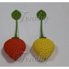 Strawberry silicone tea infuser