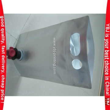 stand up custom design bag for wine/juice/coffee and other liquid with dispenser