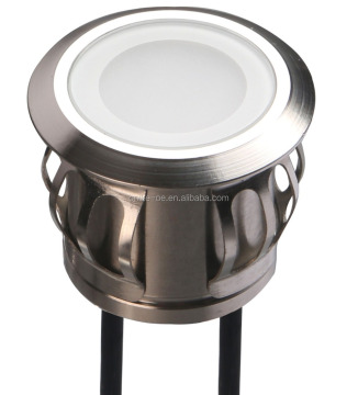 35mm Warm White RGB Waterproof LED Deck Light IP65 IP67 316 Marine Stainless Steel DIY