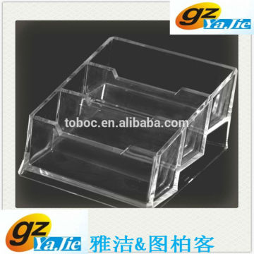 High Quality Three-tier Clear Acrylic Brochure Display Holder,Poster Display Holder,Menu Display Holder for Shop/supermarket