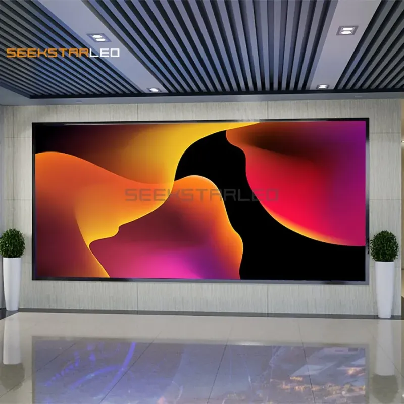 HD COB Fine Flip-Chip Indoor 4K/8K Full Color Small Pixel Pitch LED Video Wall for Classroom