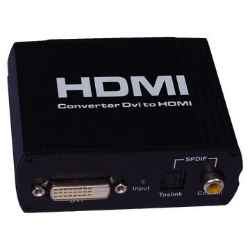 High-performance DVI to HDMI® Converter, upscaling Supports 1,080P Resolution