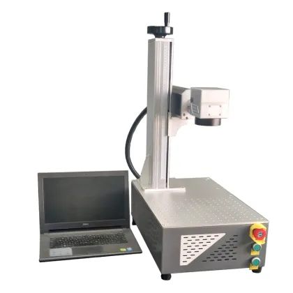 Jinan Portable Fiber Optic TECH Laser Gold 50W Laser Marking Machine