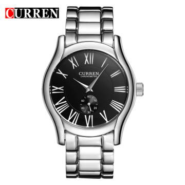Curren Brand Stainless Steel Men Business Quartz Watches