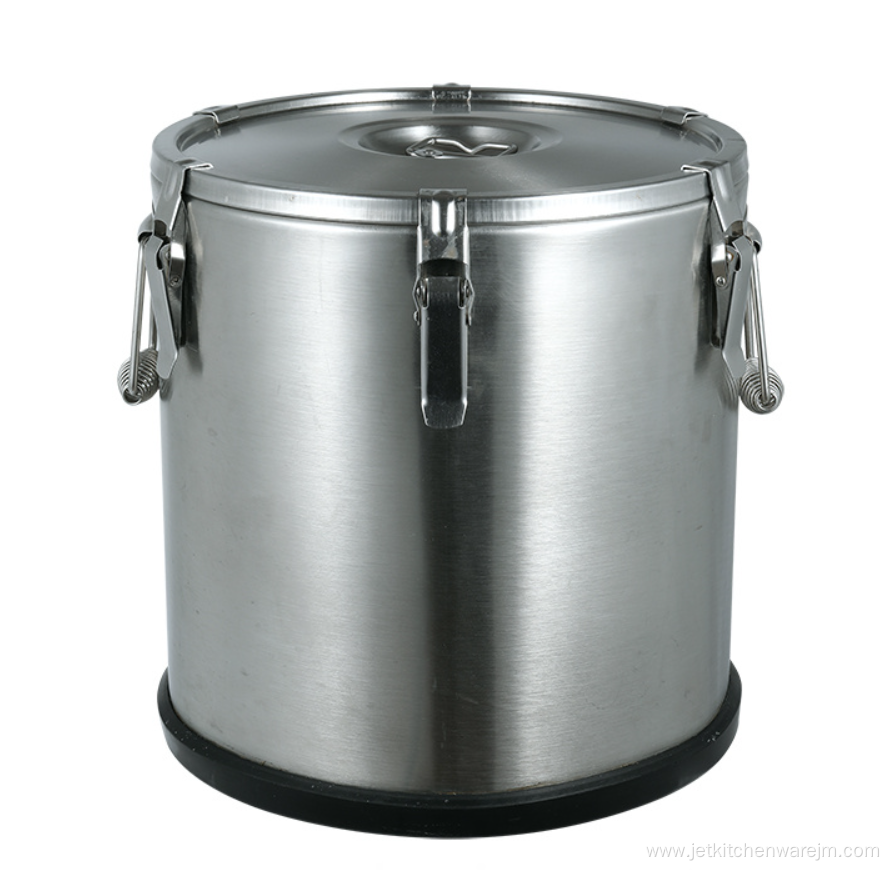 Stainless steel preservation barrel for soup